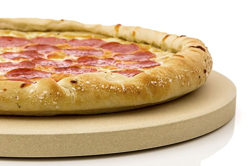 round pizza stone