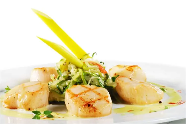 grilling scallops