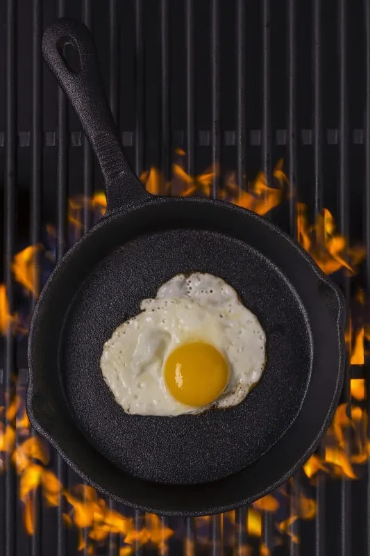 grilled eggs
