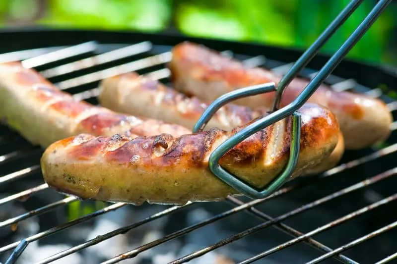 grilled sausage breakfast