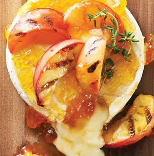 Planked Peaches