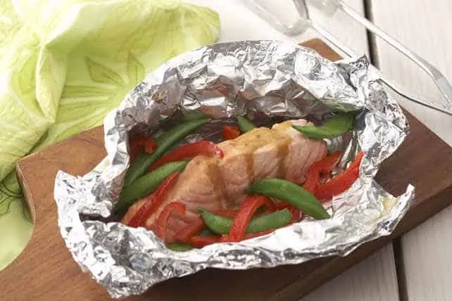Grilled Salmon Packets