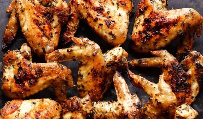 Herbed Grilled Chicken Wings