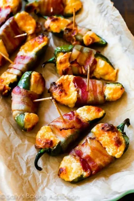Bacon Wrapped Cheesy Stuffed Jalapenos