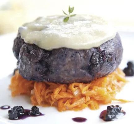 Blueberry Venison Burger