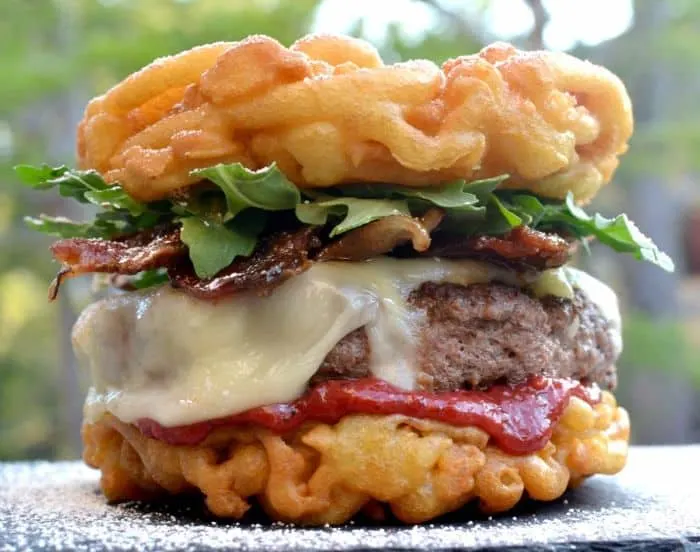 Funnel Cake Burger
