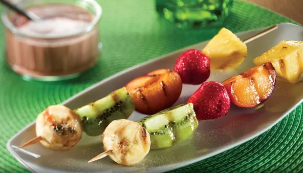 Grilled Fruit Kebabs