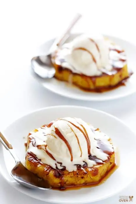 Rum Soaked Grilled Pineapple
