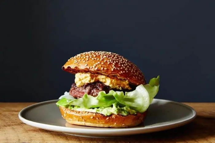 Bacon-Stuffed Burgers with Pimento Cheese and Avocado