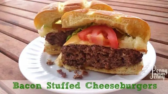 Bacon Stuffed Cheeseburgers