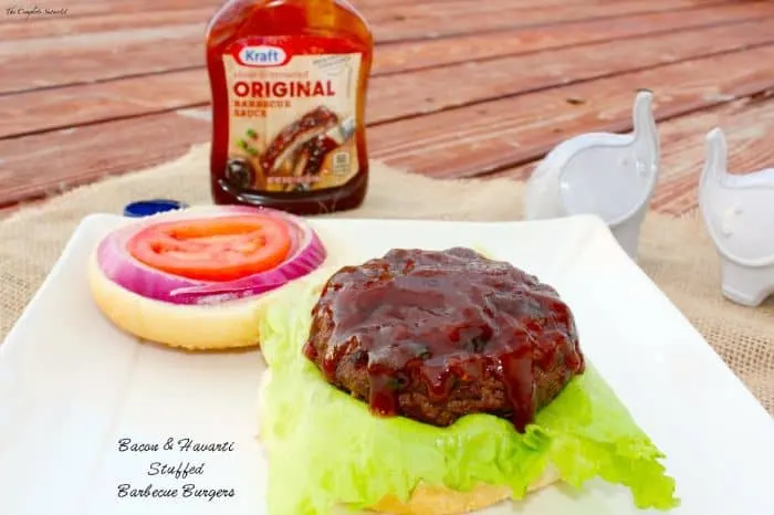 Havarti Stuffed Barbecue Burgers