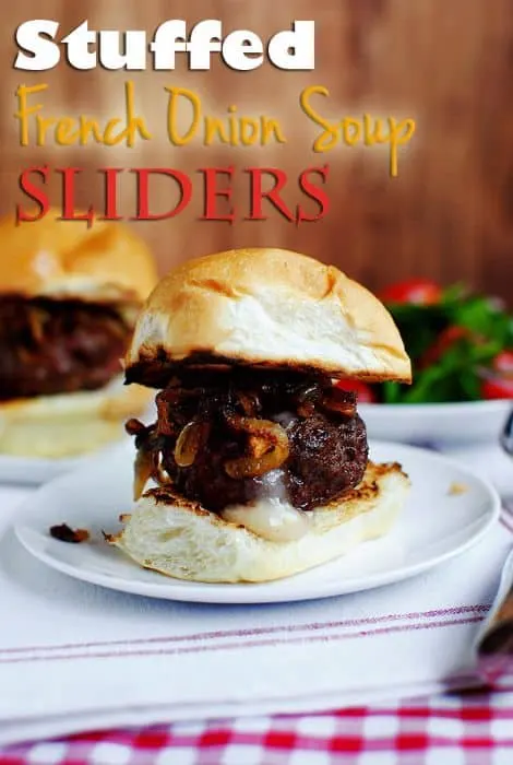 Stuffed French Onion Soup Sliders