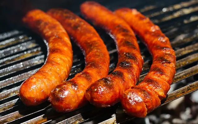 Grilling Brats on Gas Grill