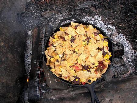 campfire nachos gourmet grilling
