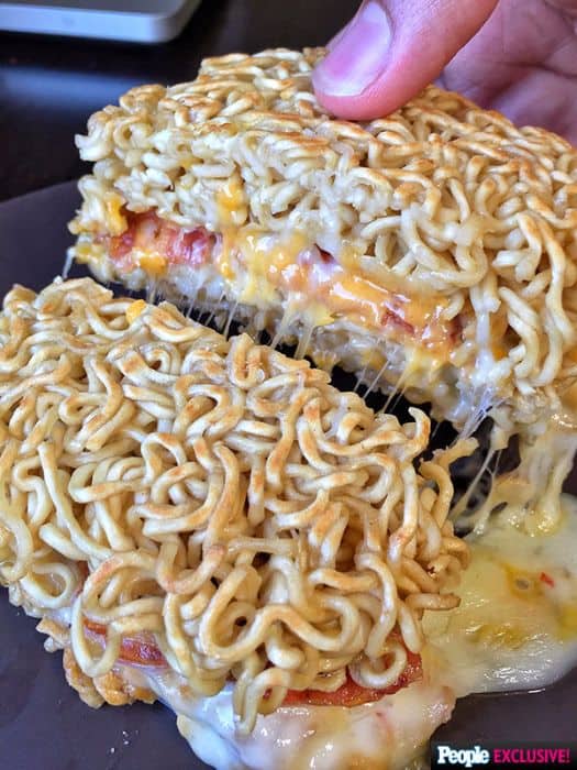 Ramen Bacon Grilled Cheese