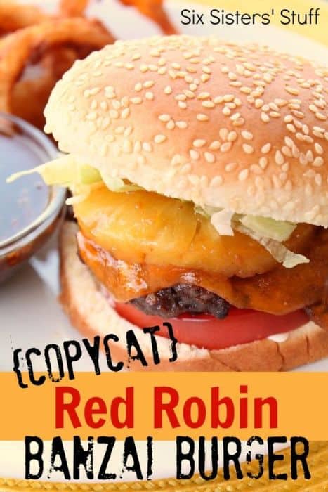 Red Robin's Banzai Burger Copycat