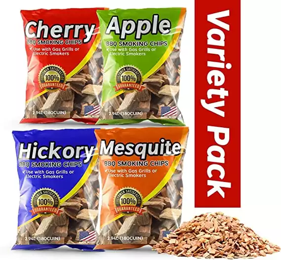 Wood Chips for Smoking Variety Pack